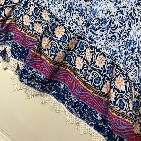 Bohemian Summer Dress with Necklace and Bracelet - Picture 3 of 10